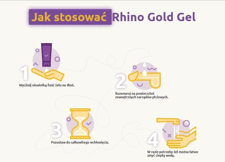 Rhino Gold jel kullanım talimatları